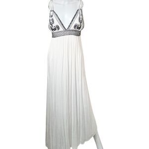 Lulus Embroidered  Maxi (Short/Petite) NWOT